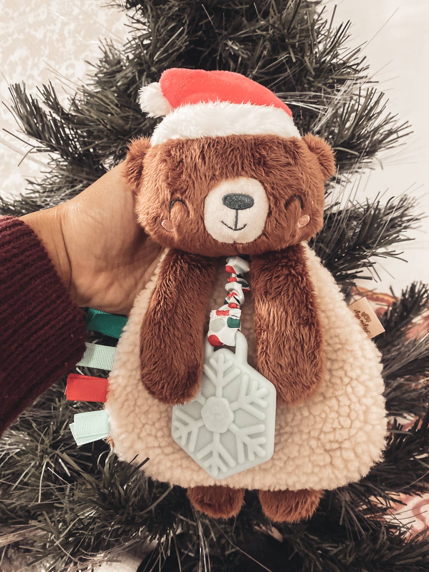 Holiday Itzy Lovey™ Plush + Teether Toy: Reindeer