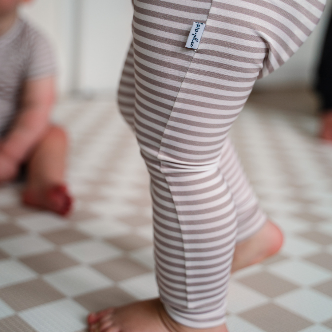 Bamboo Footless Sleepers | Blush Checks