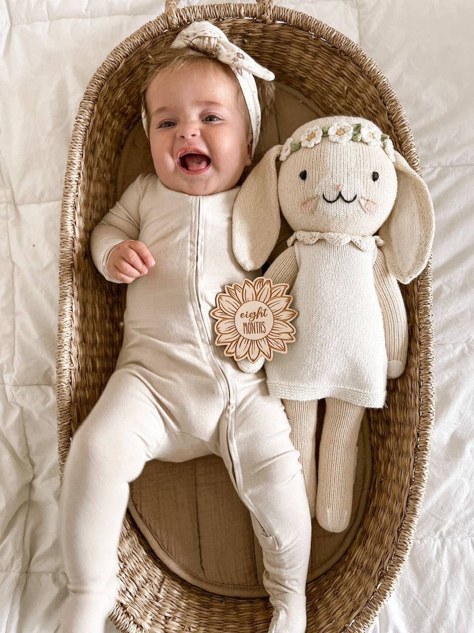 Bamboo Footed Sleeper | Sand: 6-9 Months