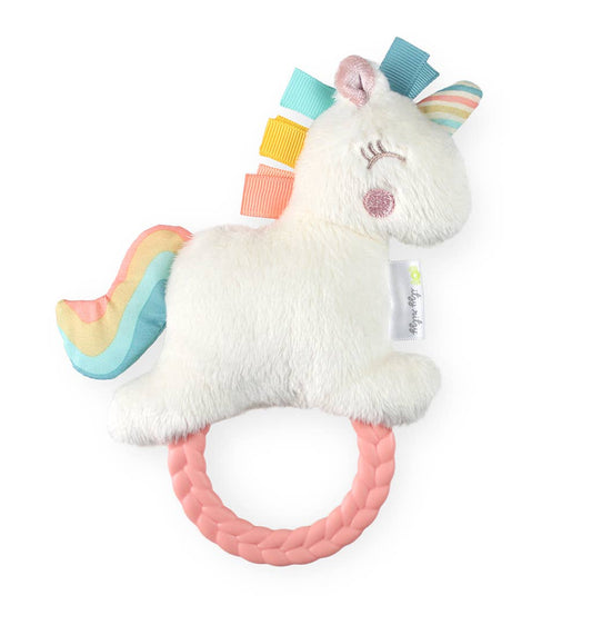 Ritzy Rattle Pal™ Plush Rattle Pal with Teether: Unicorn