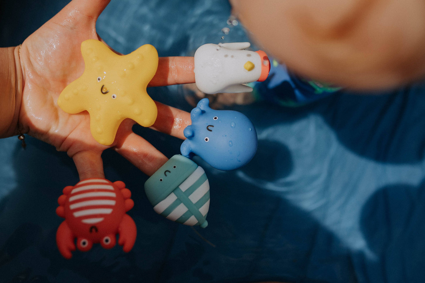 Itzy Bitzy Puppets™ - Bath + Storytelling Toys: Nautical
