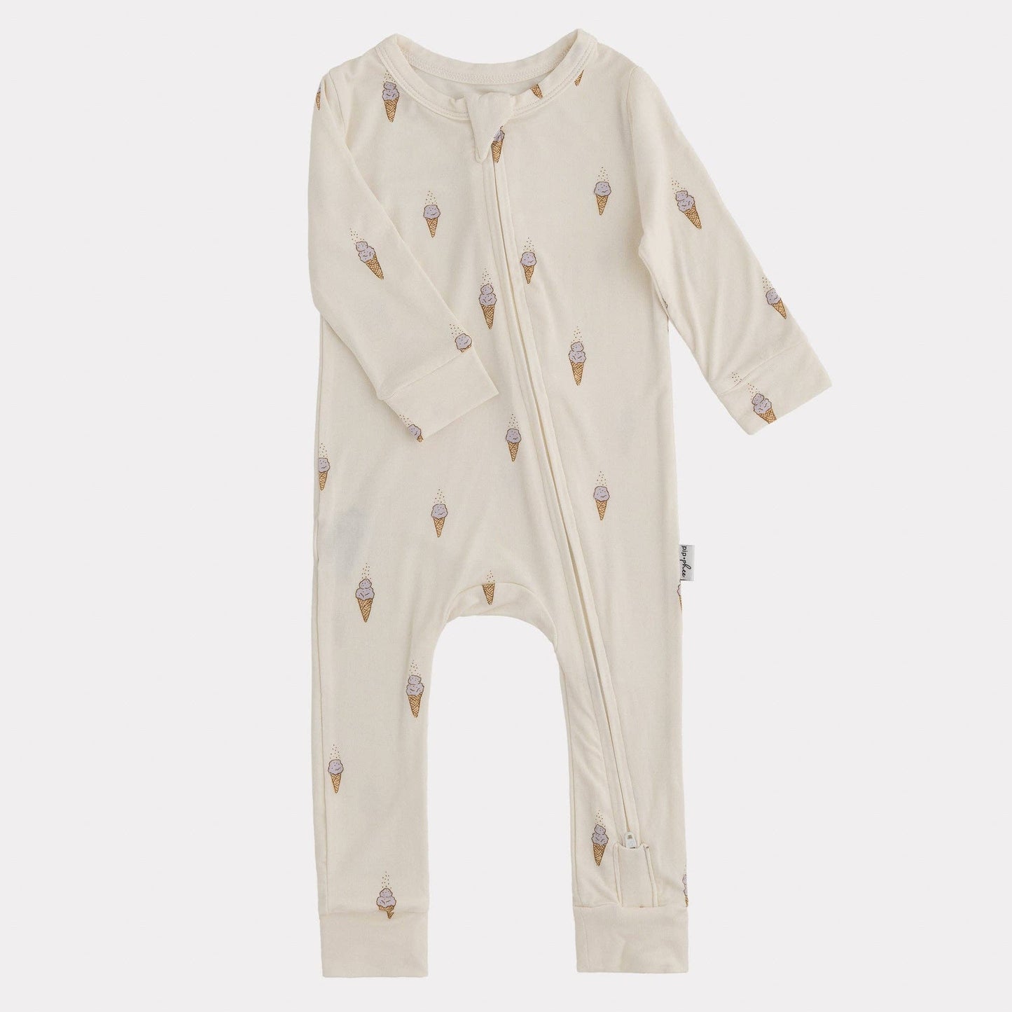 Bamboo Footless Sleepers | Blush Checks