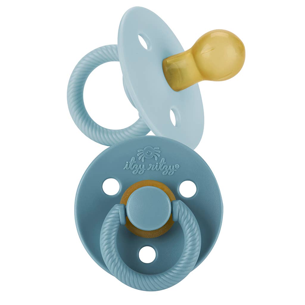 *New* Itzy Soother™ Natural Rubber Paci Sets: Blossom + Rosewood