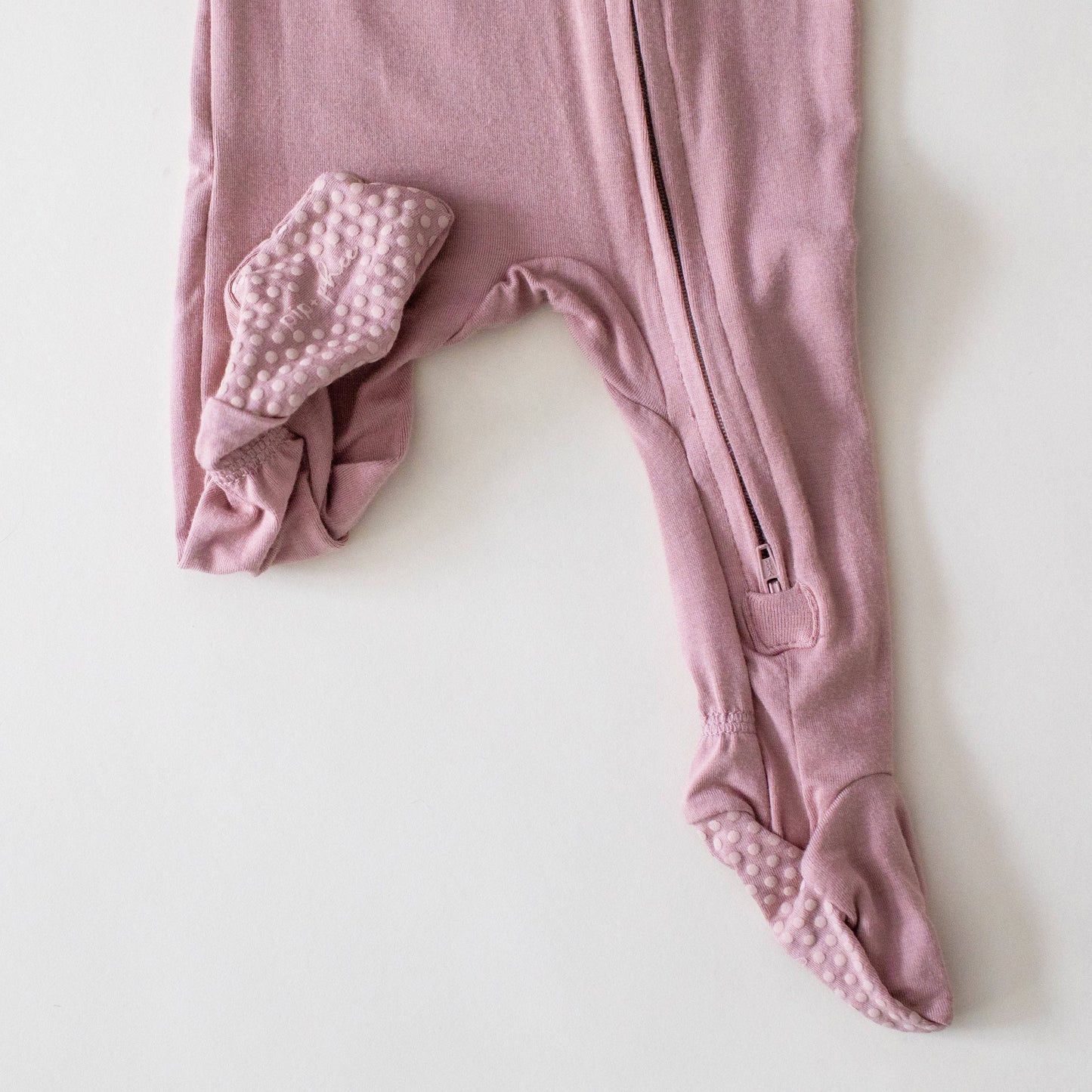 Bamboo Footed Sleeper | Petal Pink: 3-6 Months