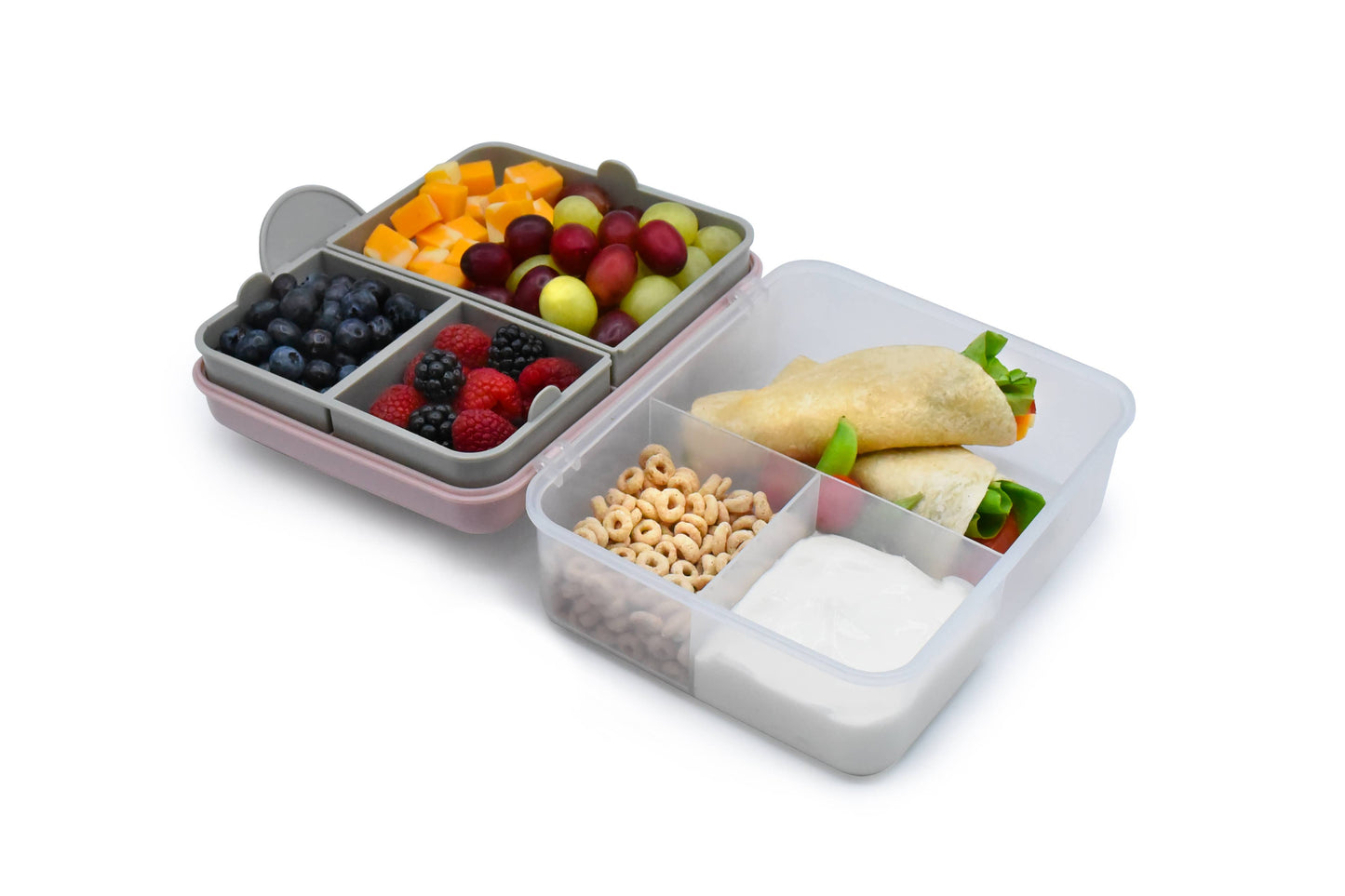 2 Tier Bento Box: Blue