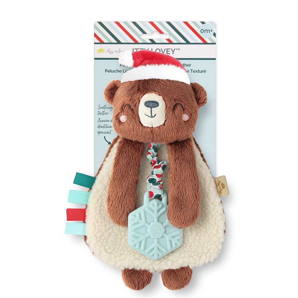 Holiday Itzy Lovey™ Plush + Teether Toy: Reindeer