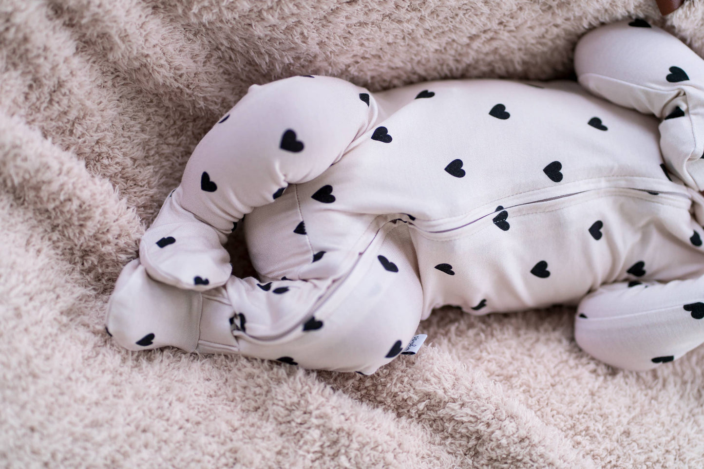 Bamboo Footed Sleeper | Black Checkered