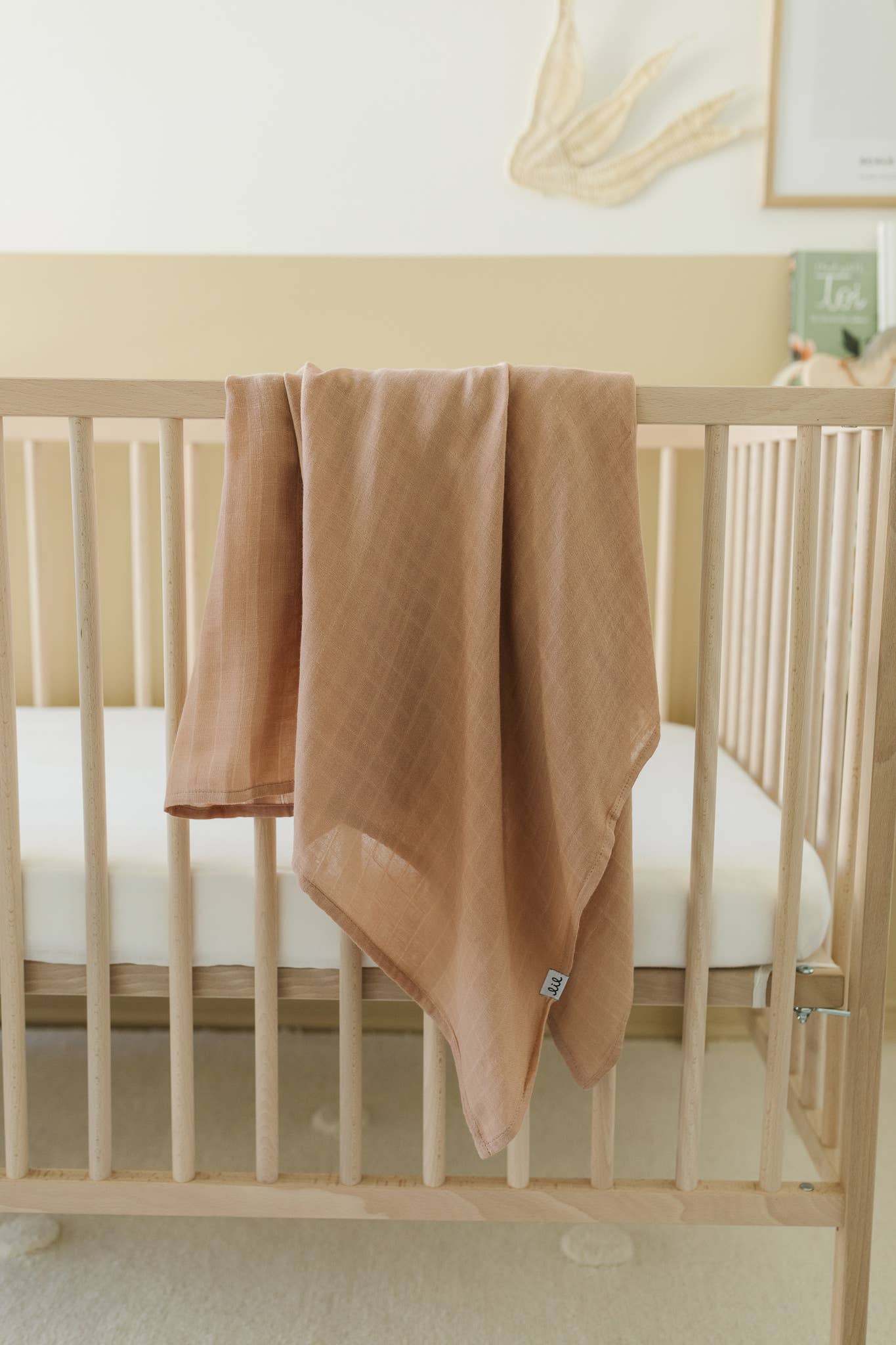 Coffee Muslin Single Swaddle