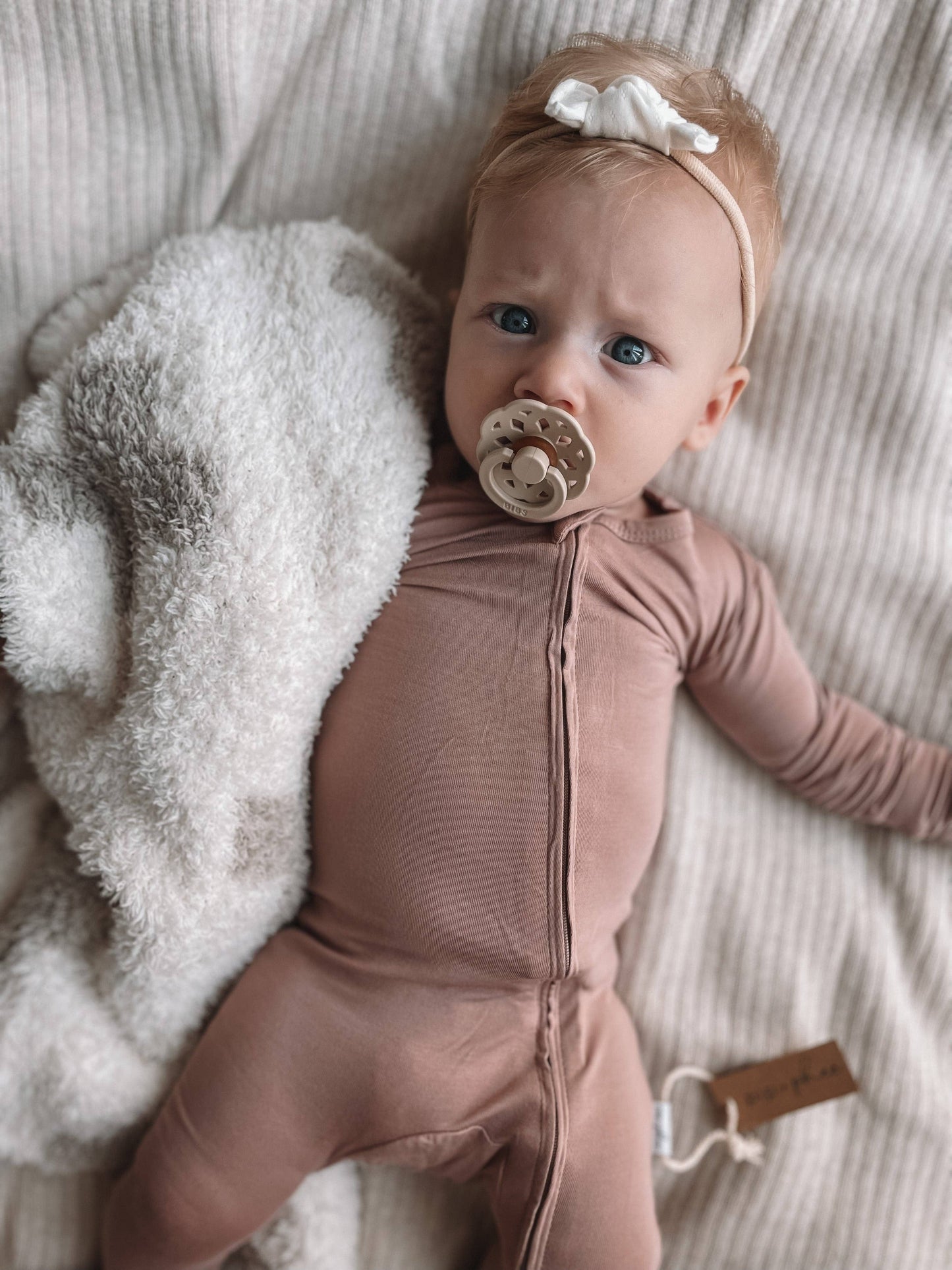 Bamboo Footed Sleeper | Petal Pink: 3-6 Months