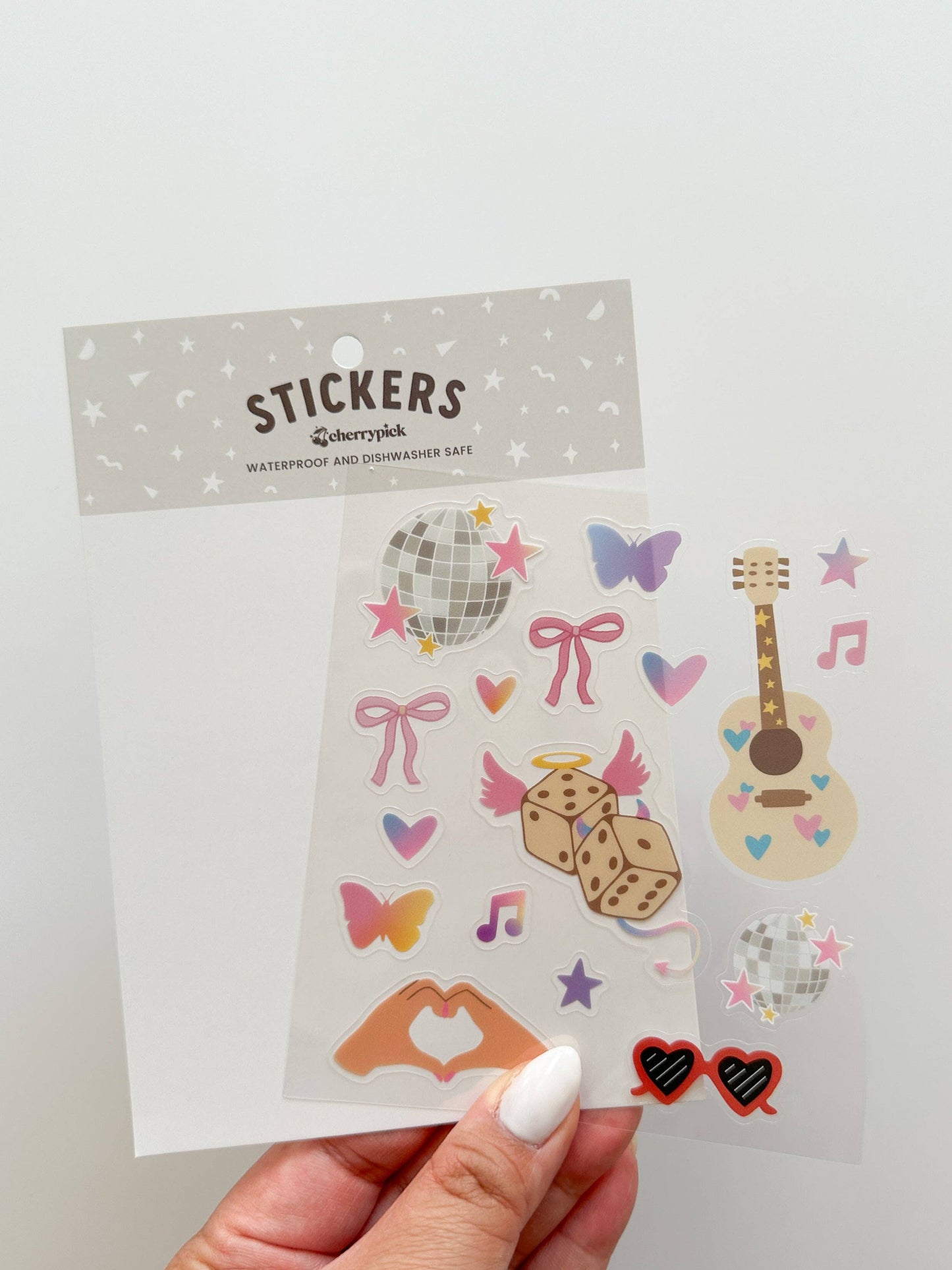 Taylor Swift Waterproof Sticker Sheet for Swifties