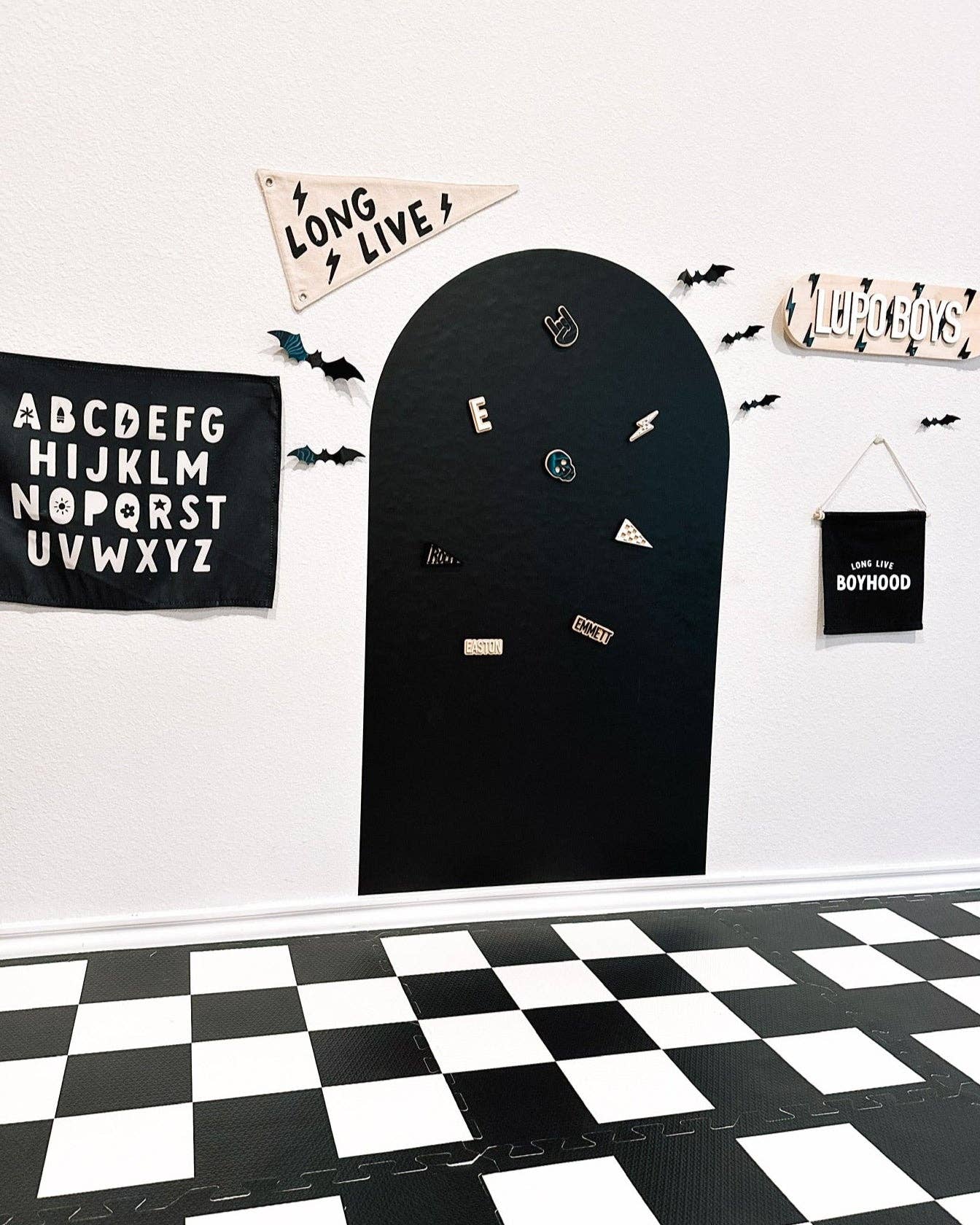 Magic Playwall - Arch Magnetic Wall Decal for Kids: Blush