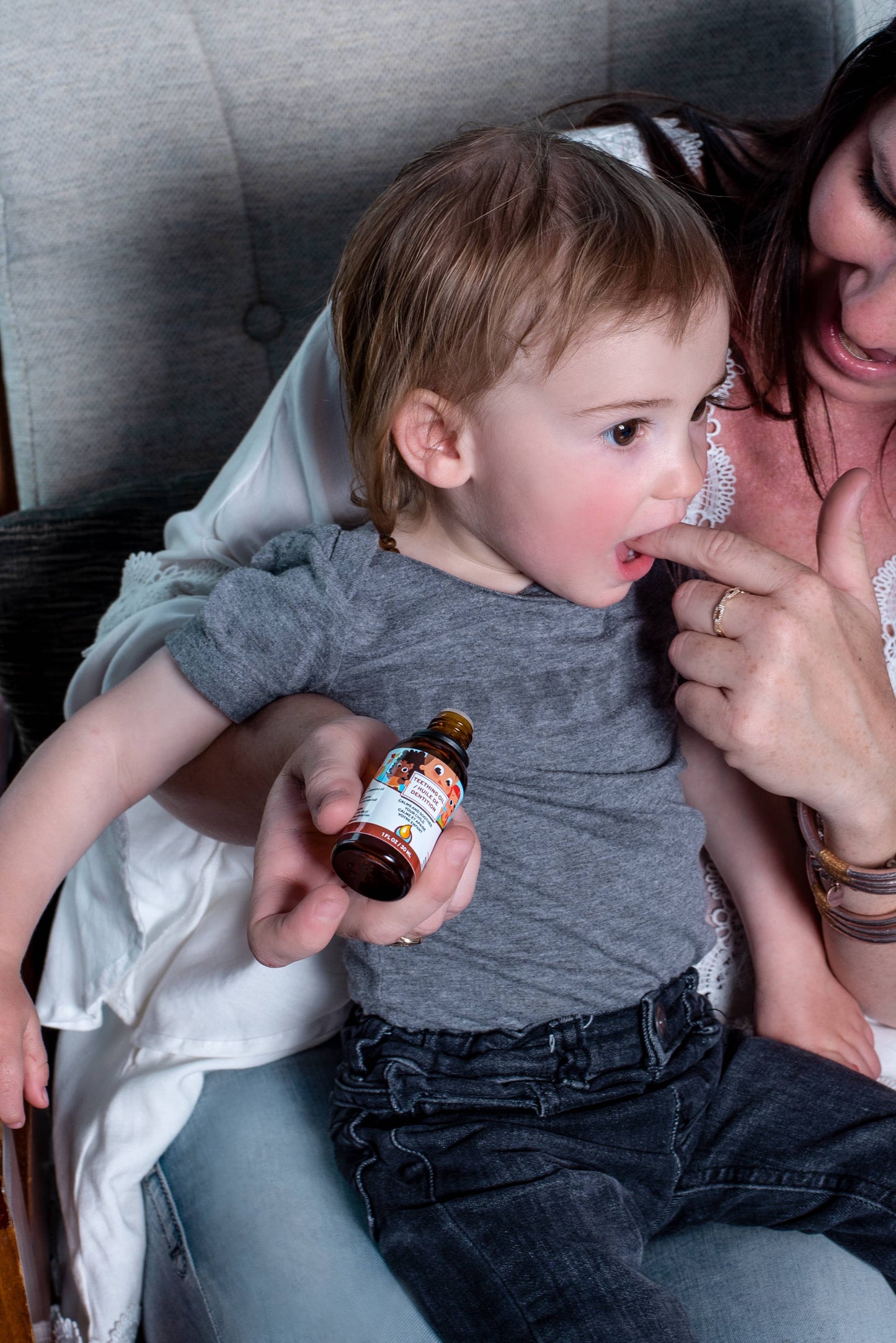 Punkin Butt Teething Oil: Plastic 1 oz