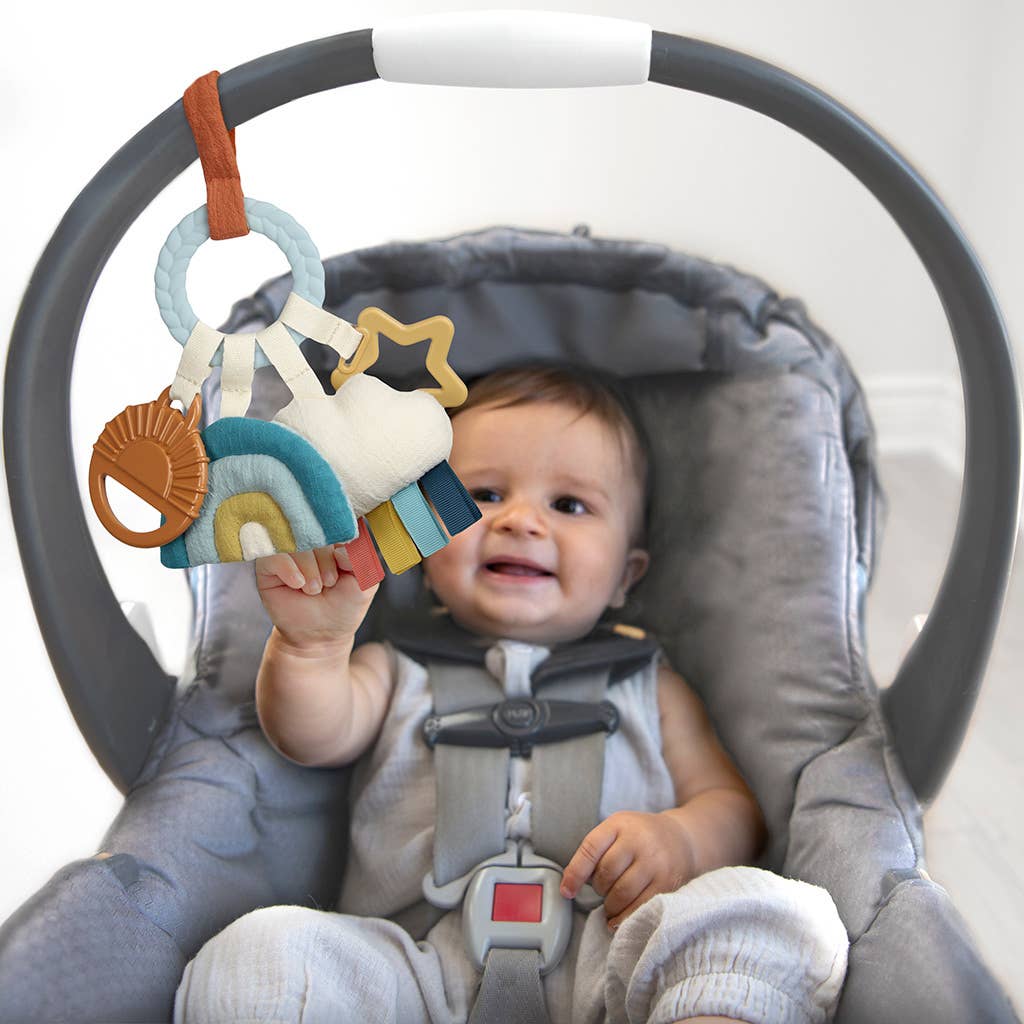 Bitzy Busy Ring™ Teething Activity Toy: Veggie