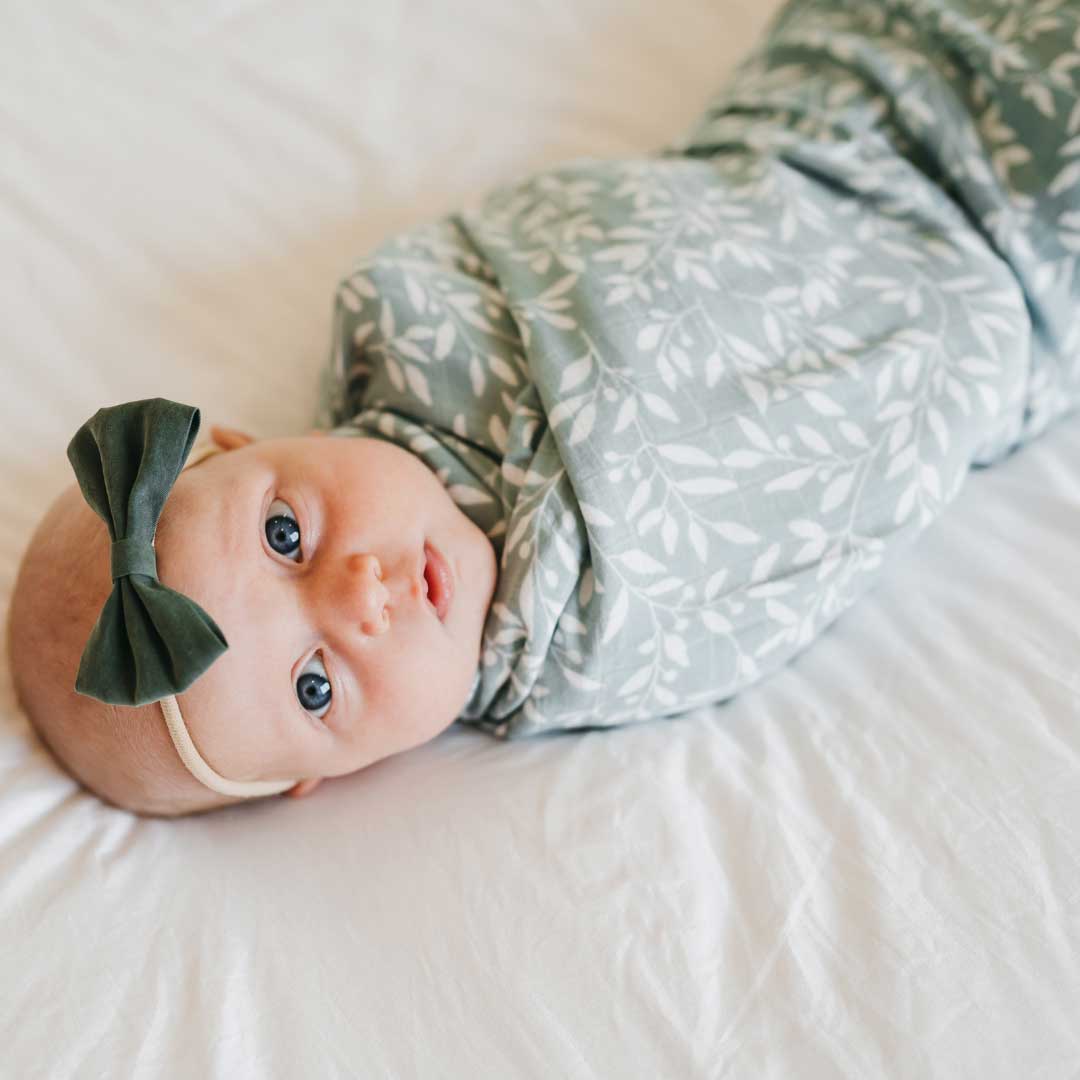 Bamboo Muslin Swaddle - Floral Bliss