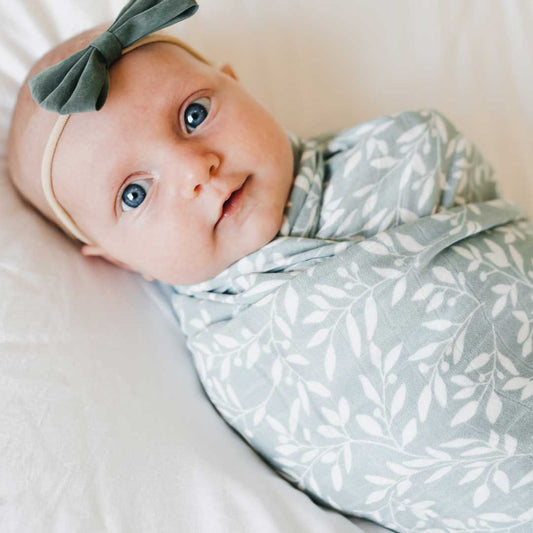 Bamboo Muslin Swaddle - Floral Bliss