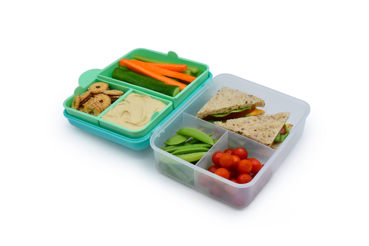 2 Tier Bento Box: Blue