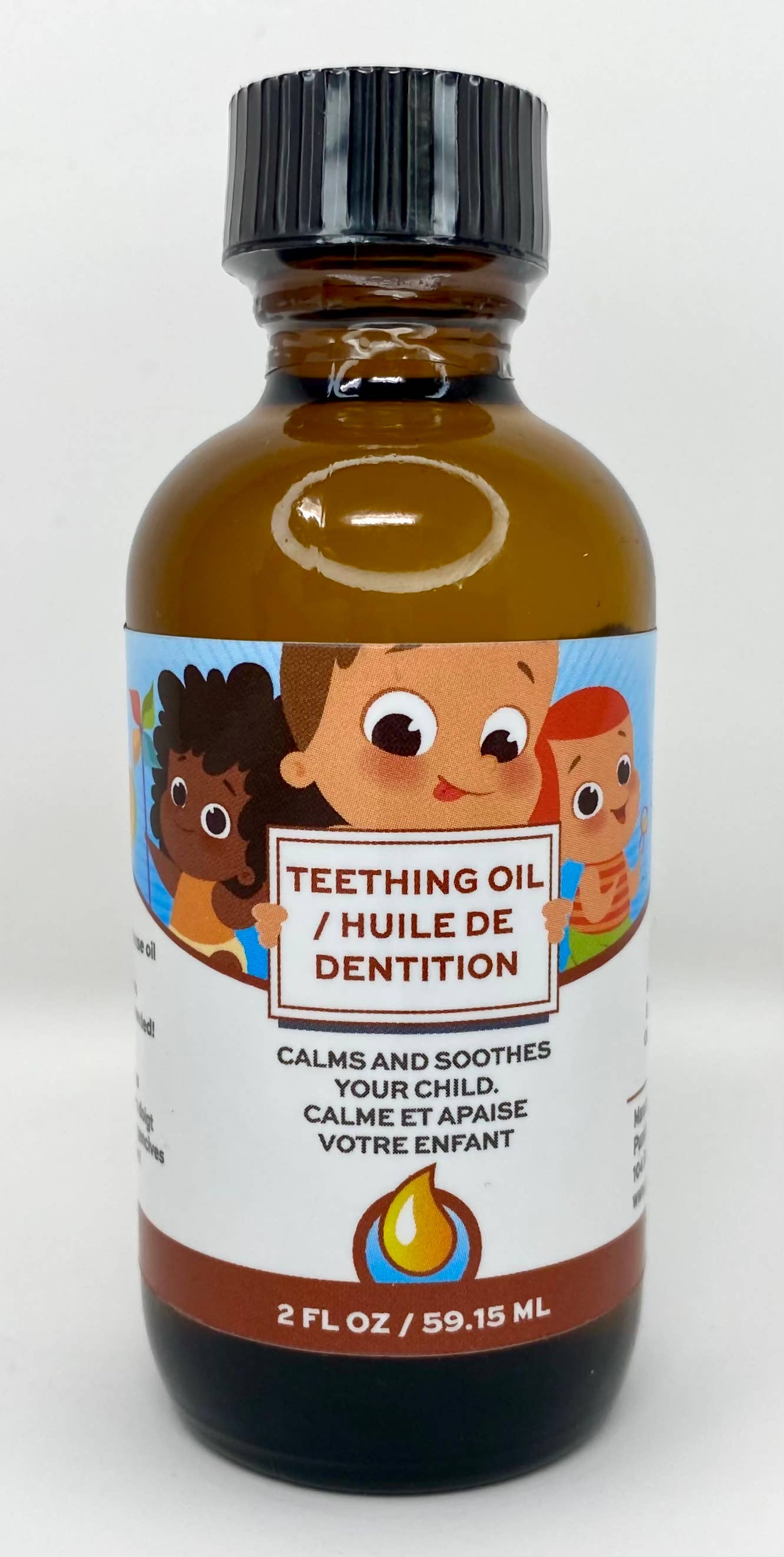 Punkin Butt Teething Oil: Plastic 1 oz