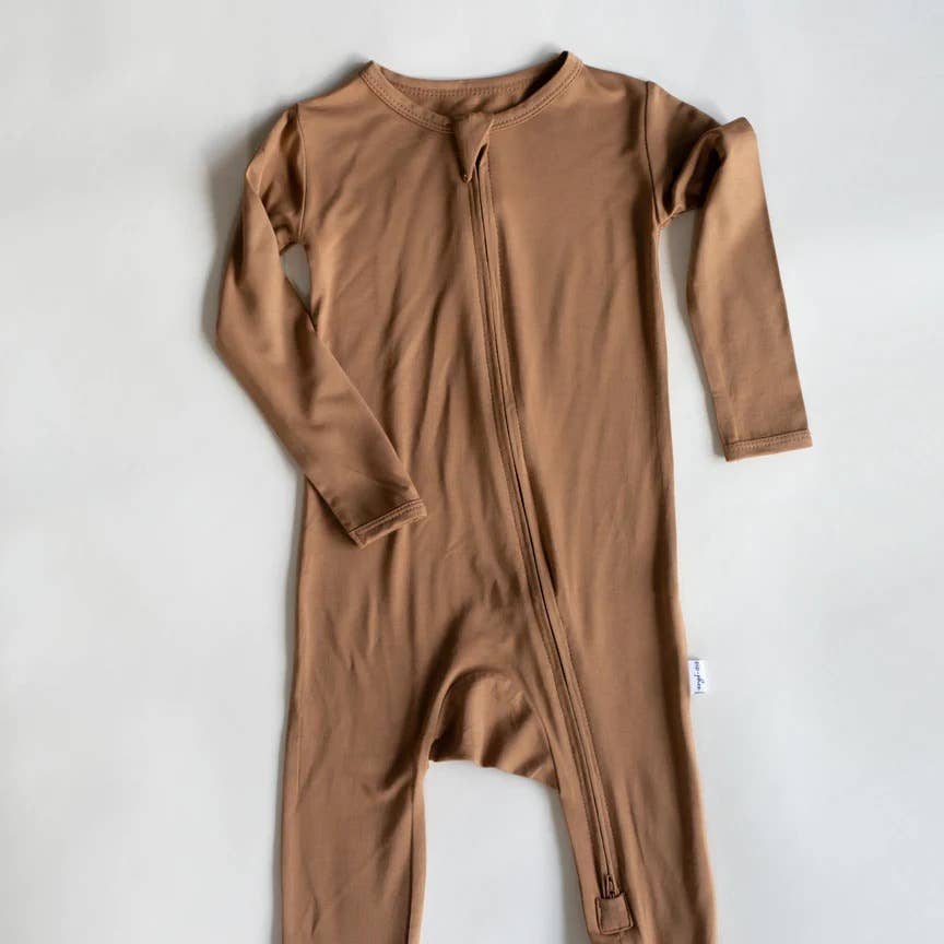 Bamboo Baby Sleeper: 6-9 Months / Caramel