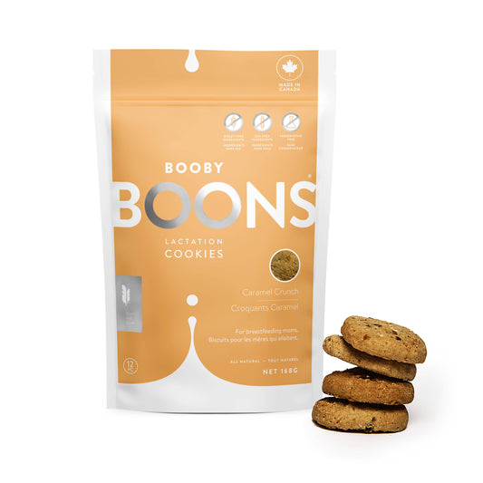 Booby Boons Lactation Cookies: Caramel Crunch