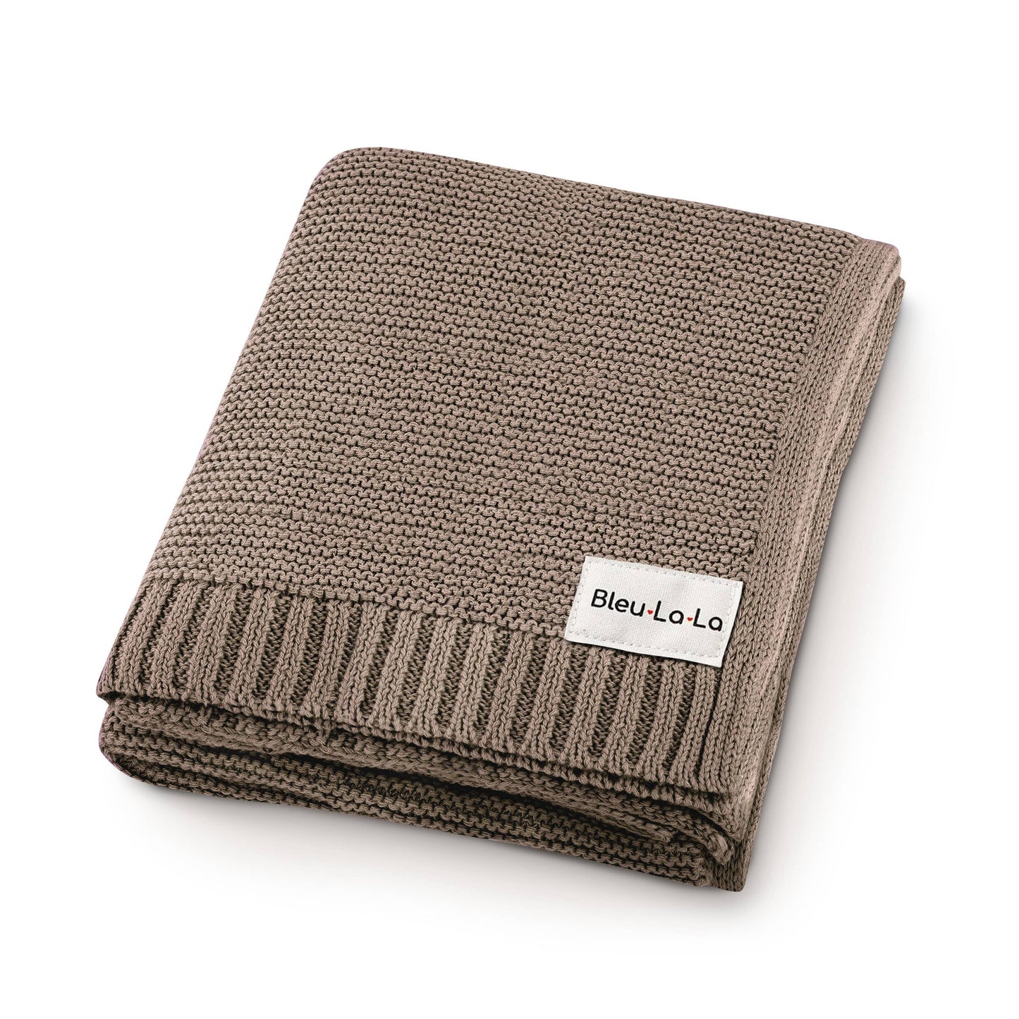 100% Organic Luxury Cotton Swaddle Receiving Baby Blanket: Mocha