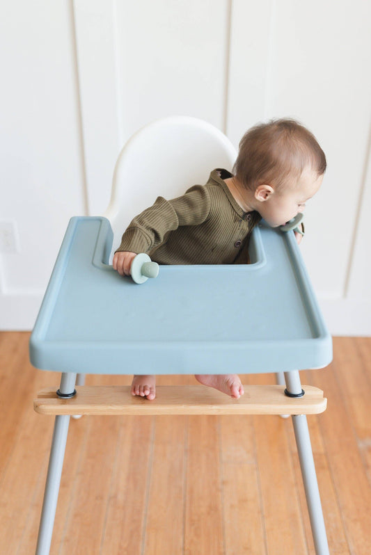 IKEA High Chair Placemat - Full Coverage Accessories Silicon: Slate Blue