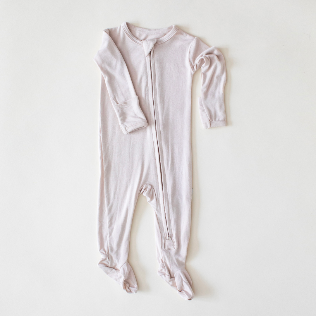 Bamboo Footed Sleeper | Sand: 3-6 Months